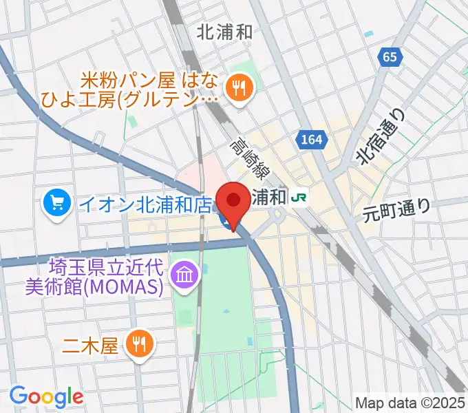 北浦和キャンディーの地図