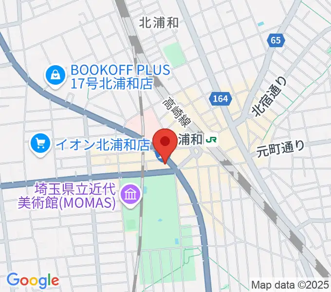 北浦和キャンディーの地図