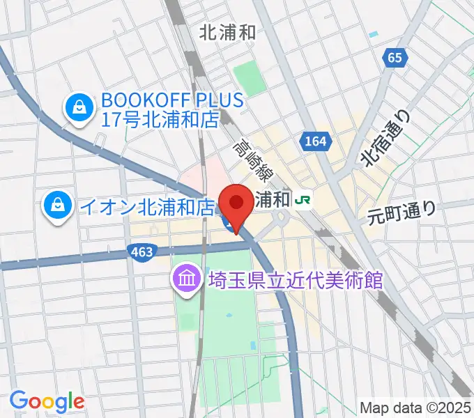 北浦和キャンディーの地図