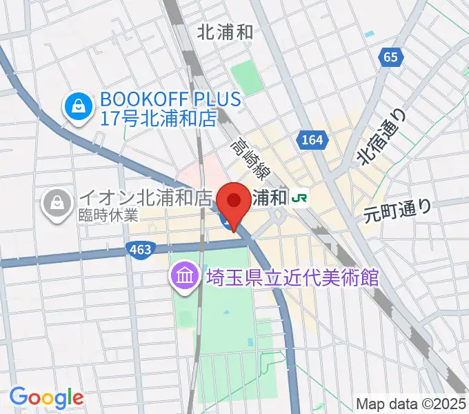 北浦和キャンディーの地図