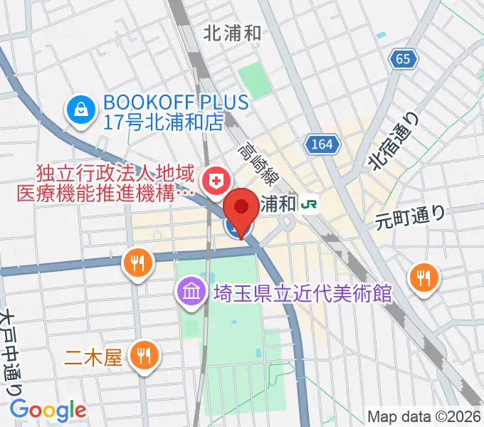 北浦和キャンディーの地図