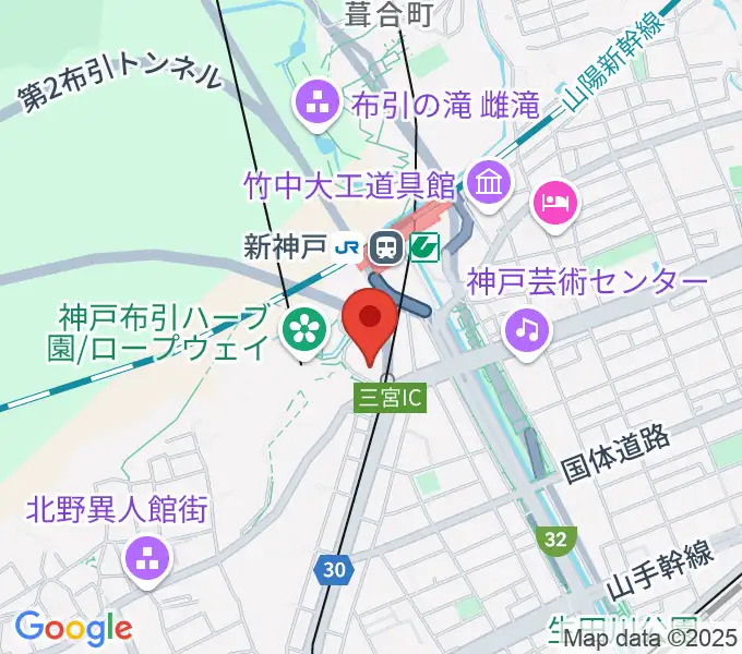 アイア2.5シアター神戸の地図