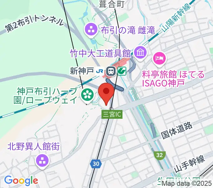 アイア2.5シアター神戸の地図
