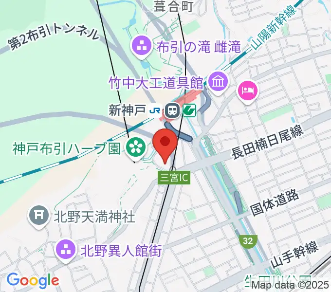 アイア2.5シアター神戸の地図