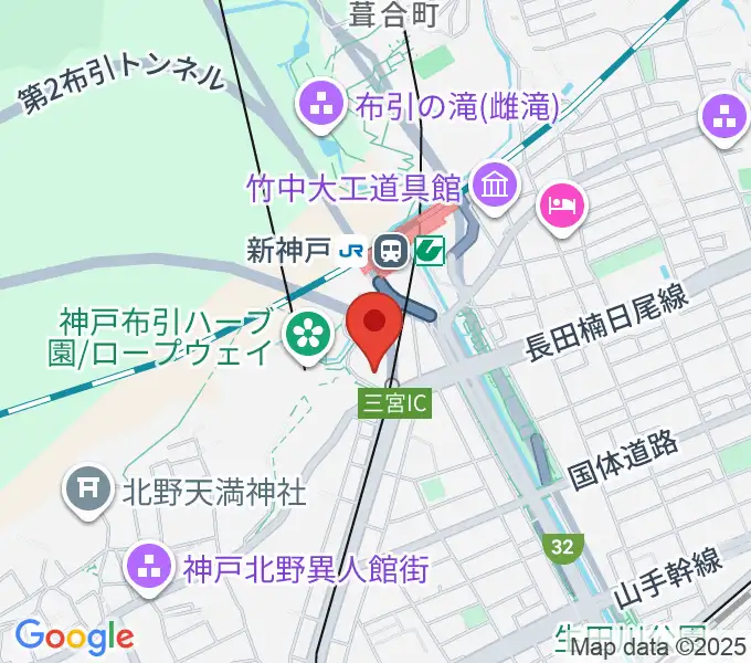 アイア2.5シアター神戸の地図