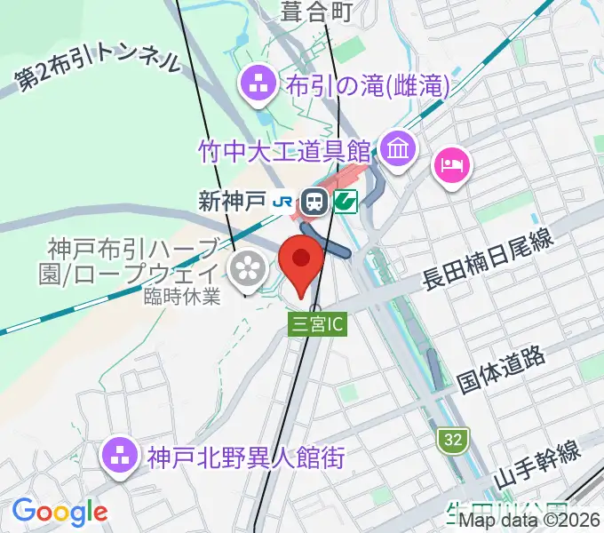 アイア2.5シアター神戸の地図