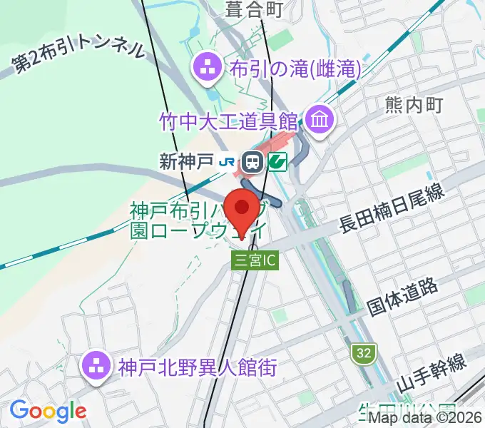 アイア2.5シアター神戸の地図