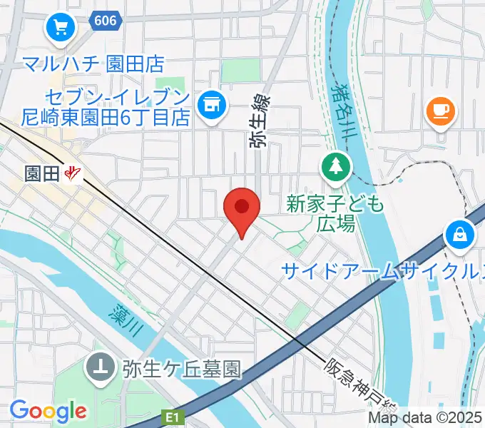 TUNE GUITAR MANIACの地図
