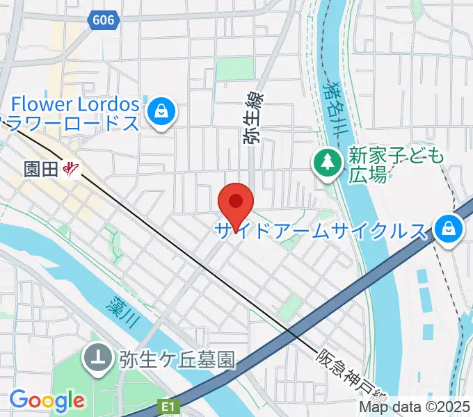 TUNE GUITAR MANIACの地図