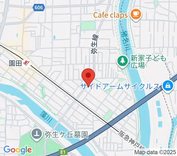 TUNE GUITAR MANIACの地図