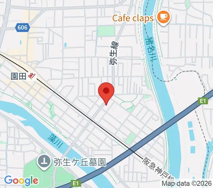 TUNE GUITAR MANIACの地図