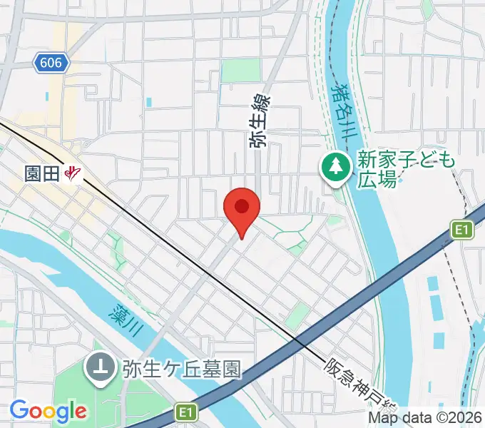 TUNE GUITAR MANIACの地図