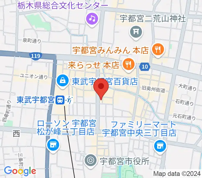 レディオベリーの地図