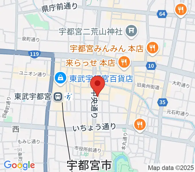 レディオベリーの地図