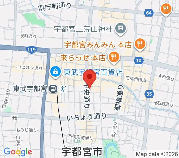 レディオベリーの地図