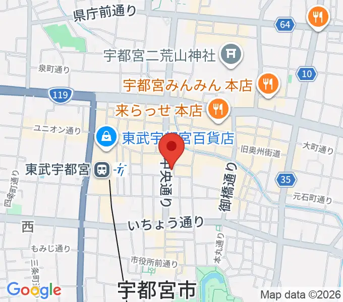 レディオベリーの地図