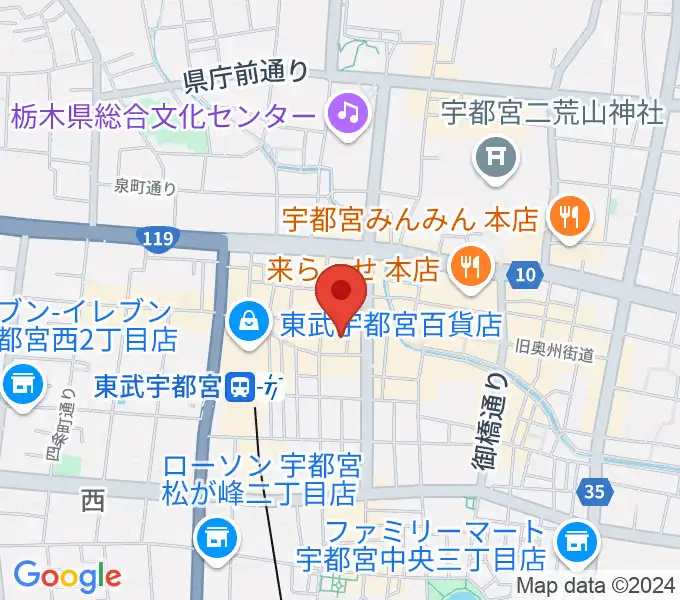 オリオンスクエアの地図