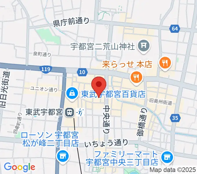 オリオンスクエアの地図