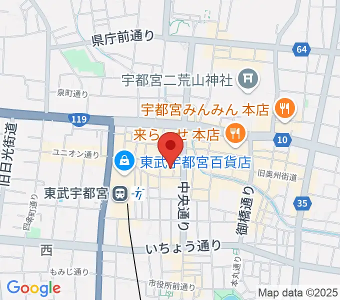 オリオンスクエアの地図