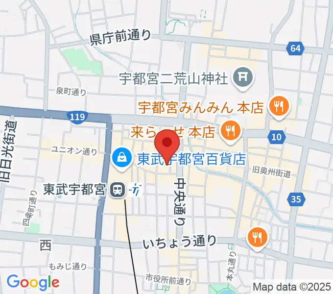 オリオンスクエアの地図