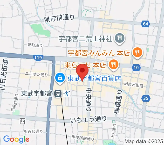 オリオンスクエアの地図