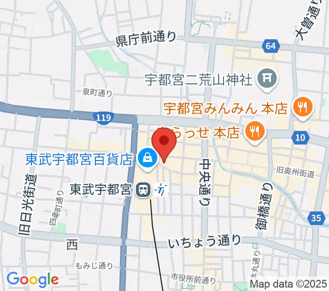 ホワイトルームコーヒーの地図