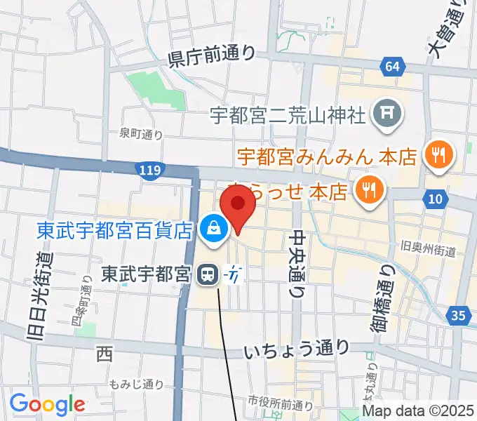 ホワイトルームコーヒーの地図