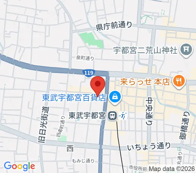 Pupu's Studioの地図