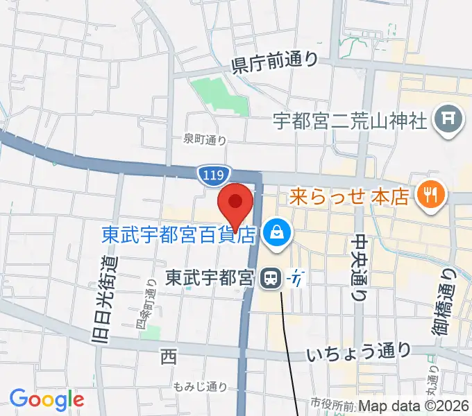 Pupu's Studioの地図