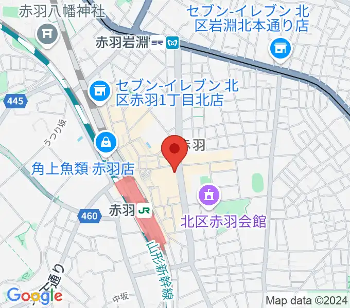 赤羽レニーアルファの地図