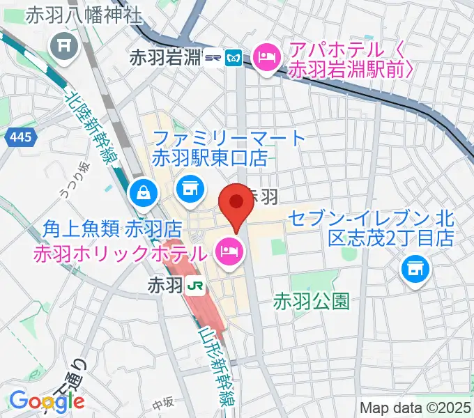 赤羽レニーアルファの地図