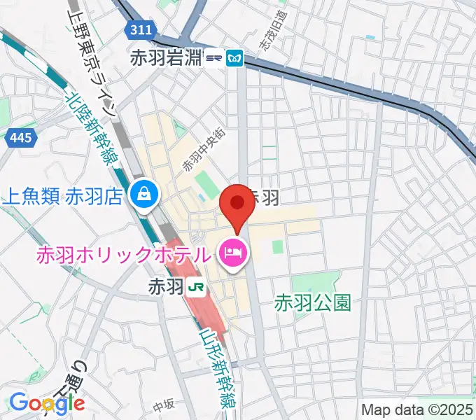 赤羽レニーアルファの地図