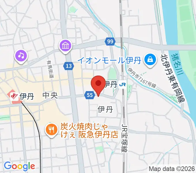 K's lore(ケーズロア)の地図