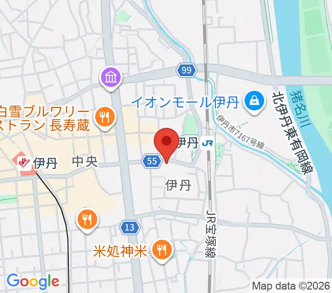 K's lore（ケーズロア）の地図