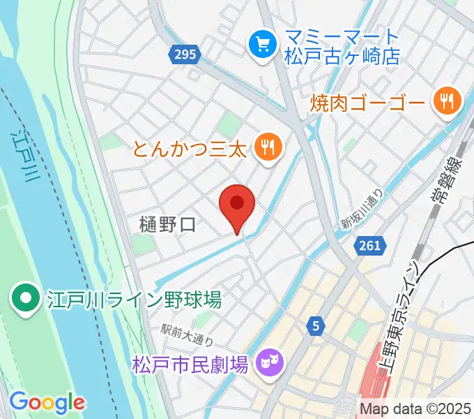 松戸StageVの地図