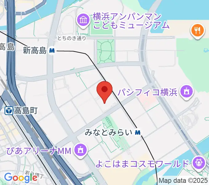 キノシネマ横浜みなとみらいの地図