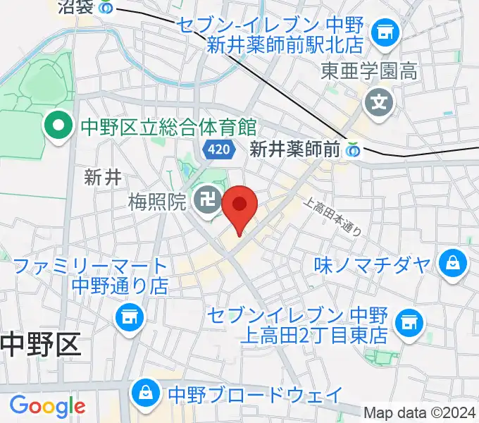 STUDIO LIFEの地図