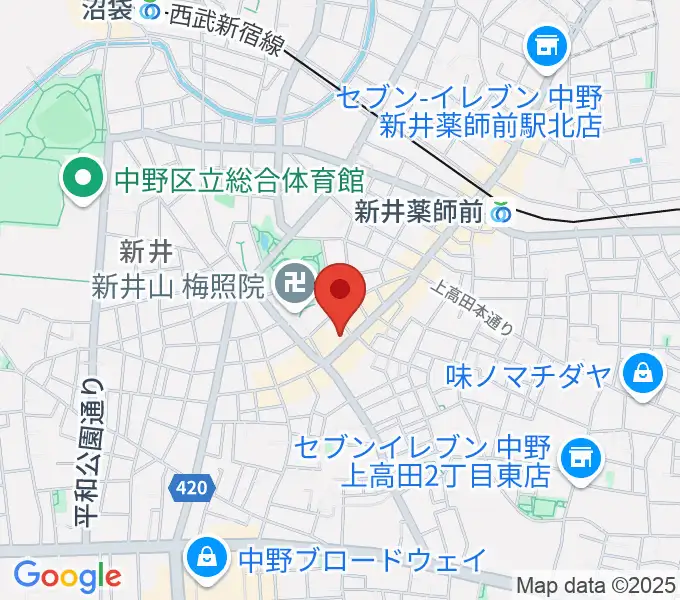 STUDIO LIFEの地図