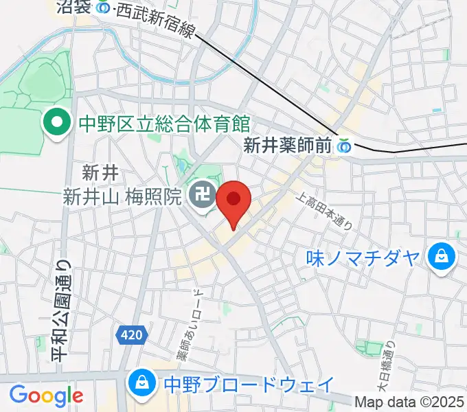 STUDIO LIFEの地図