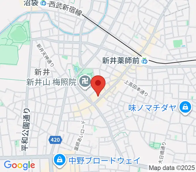 STUDIO LIFEの地図