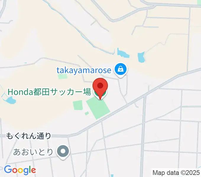 Honda都田サッカー場の地図