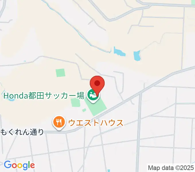 Honda都田サッカー場の地図