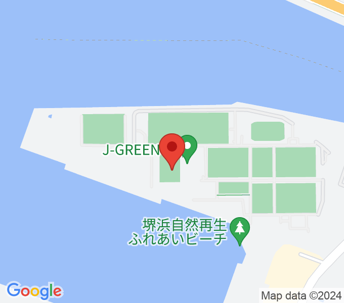 J-GREEN堺メインフィールドの場所