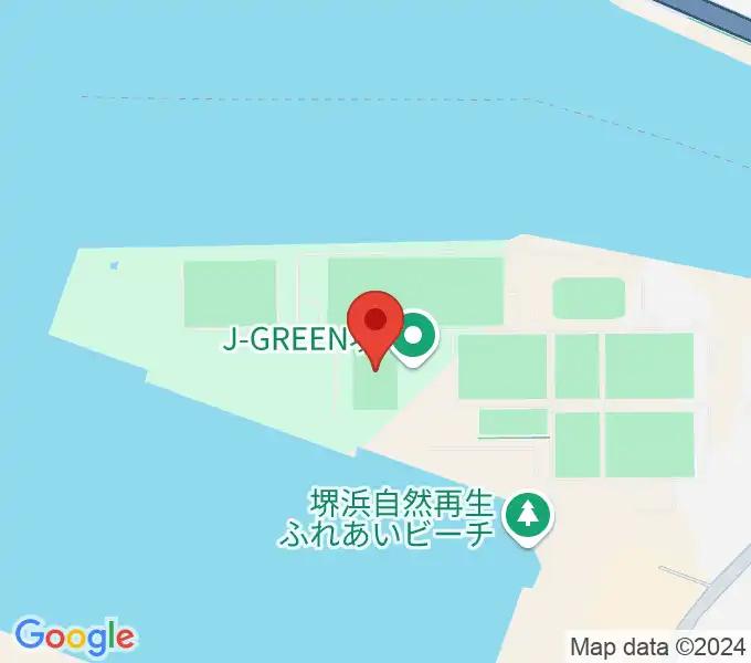 J-GREEN堺メインフィールドの地図