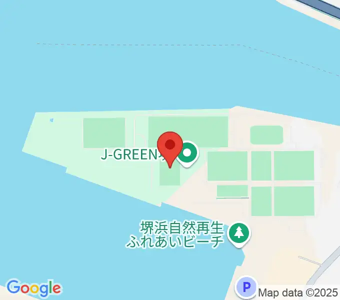 J-GREEN堺メインフィールドの地図