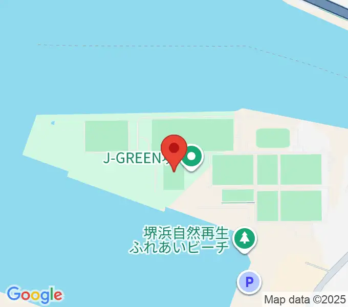 J-GREEN堺メインフィールドの地図