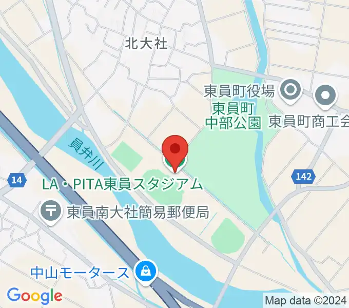 LA・PITA東員スタジアムの地図