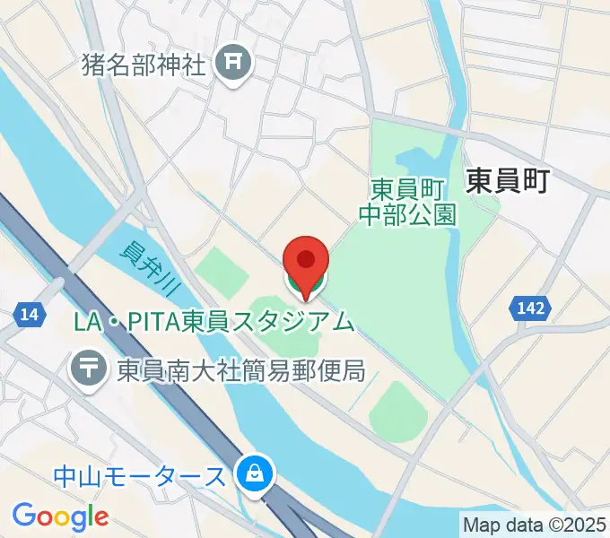 LA・PITA東員スタジアムの地図