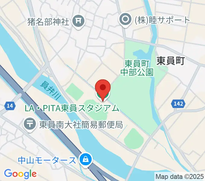 LA・PITA東員スタジアムの地図