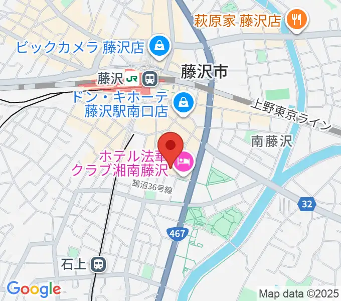 太陽ぬ荘スタジオの地図